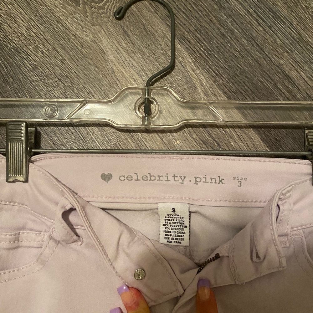Celebrity Pink Light Pink Straight Leg Pants